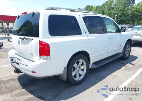 2008 Nissan Armada Le z USA, uszkodzony, nr VIN 5N1AA08C88N628754
